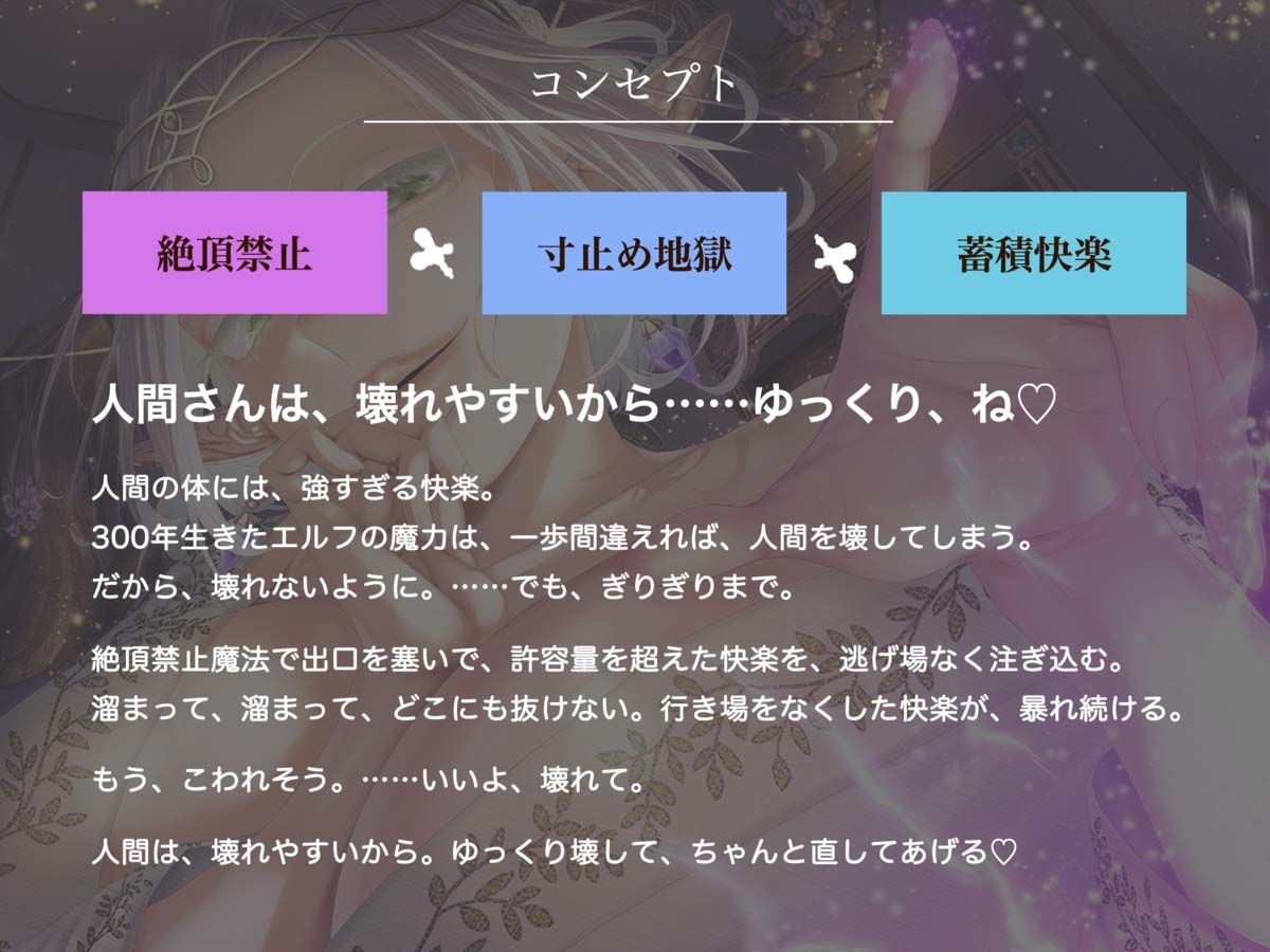 【絶頂禁止催●】むちむちエルフの異種族性感マッサージ〜壊れていいよ、魔法で直してあげるから(はーと)〜 画像2