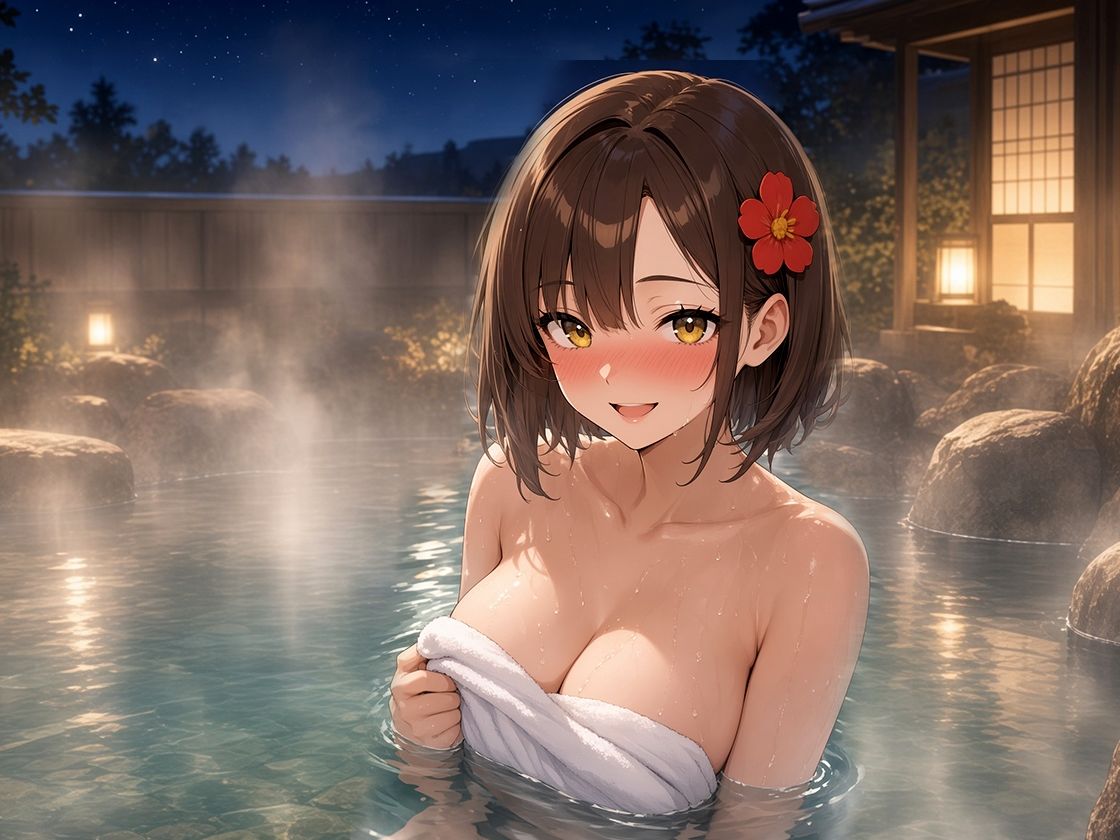 夏休みの秘密〜部活マネージャーと貸切風呂で汗だく舐めまくって朝までハメまくった温泉旅行〜