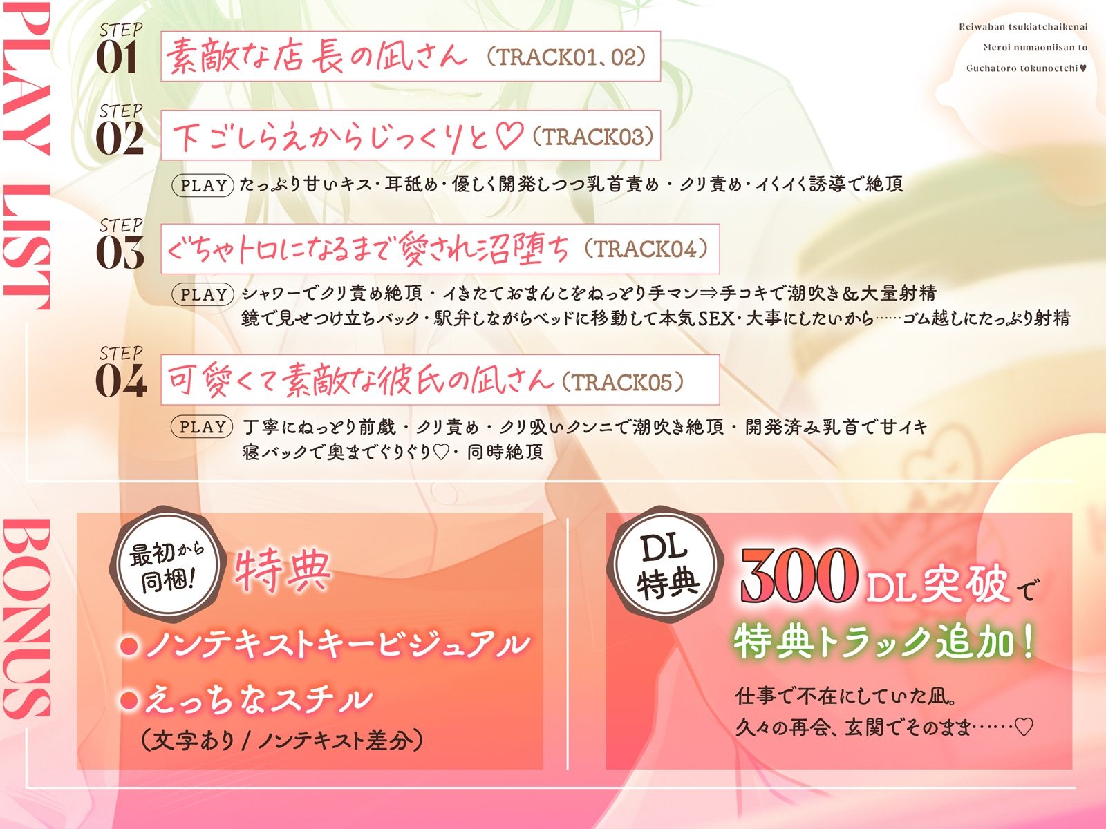 3Cだけど、いい?〜令和版『付き合っちゃいけない』メロい沼お兄さんとぐちゃトロ特濃えっち〜【CV.猿飛総司】 画像4