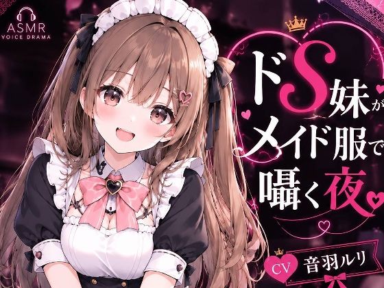 ドS妹がメイド服で囁く夜 画像1