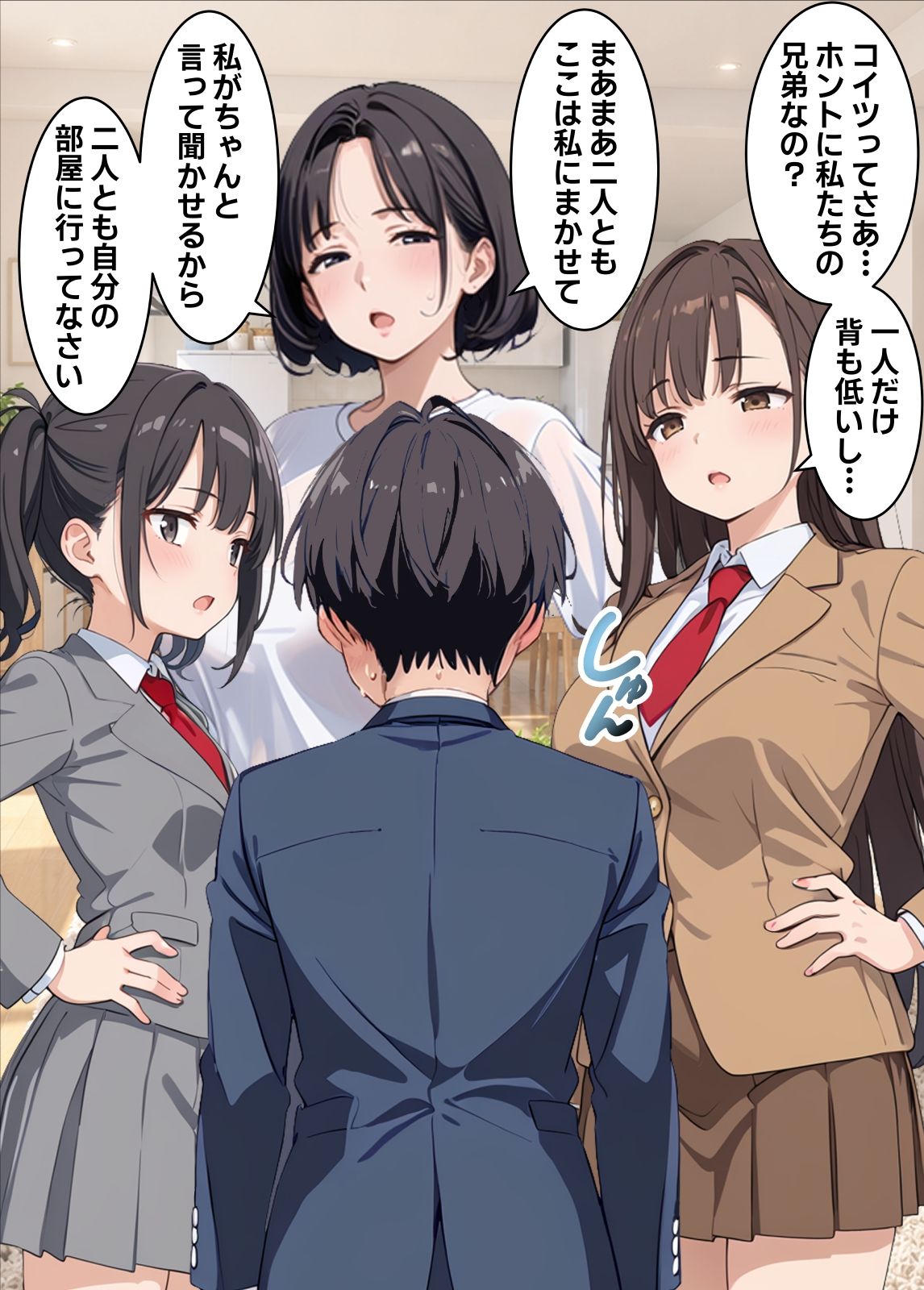 家族みんなで非モテの僕をバカにしてたのにデカチンでイカせてやったら立場が逆転したw 画像1