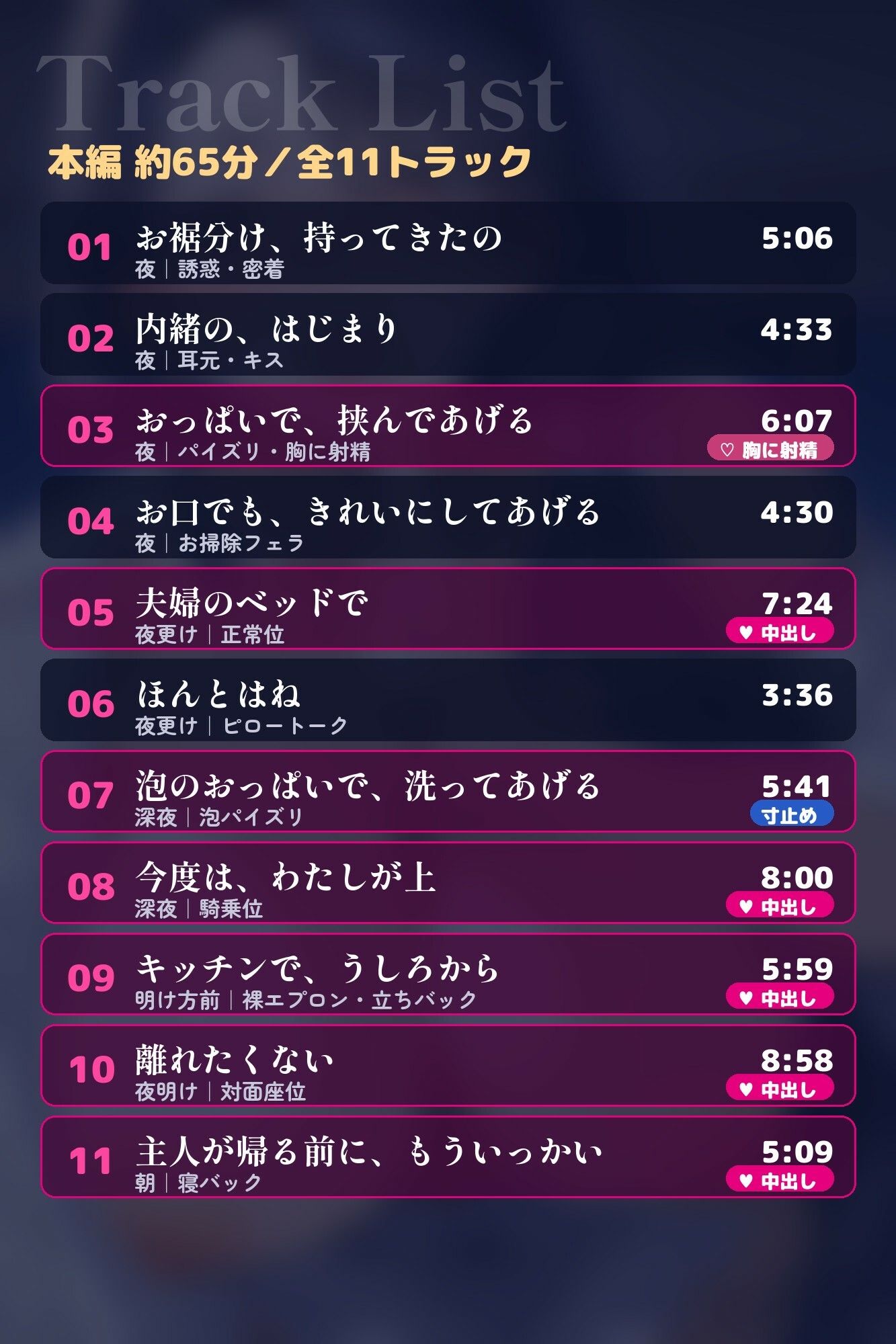 【爆乳人妻と浮気中出し×5回】夫が出張の夜、隣の奥さんに「主人には内緒ね」と朝まで甘やかされる【NTRなし・奪う側/パイズリ/65分】 画像8