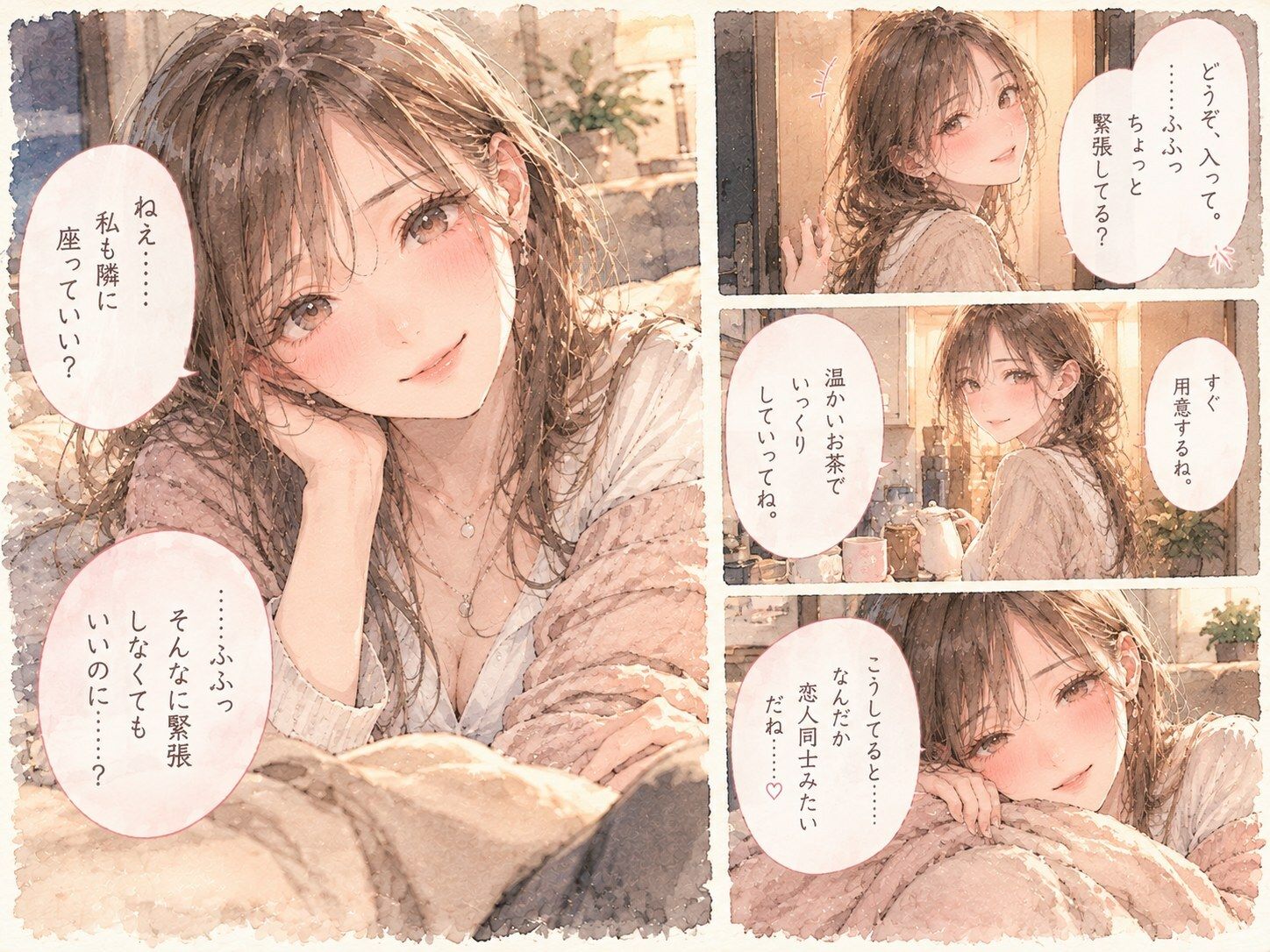 『終電を逃した夜、憧れの先輩と二人きりになった。』 画像2